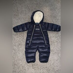 Mackage Navy Blue infant size 3 months winter snow suit Very gently used